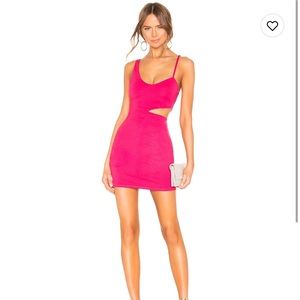 WORN ONCE hours (revolve) hot pink dress. Lambert Mini dress